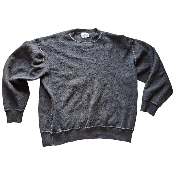 Pelle Pelle XXL Black Wool Crewneck Sweater Stitch Marc Buchanon  Women's - Picture 1 of 9